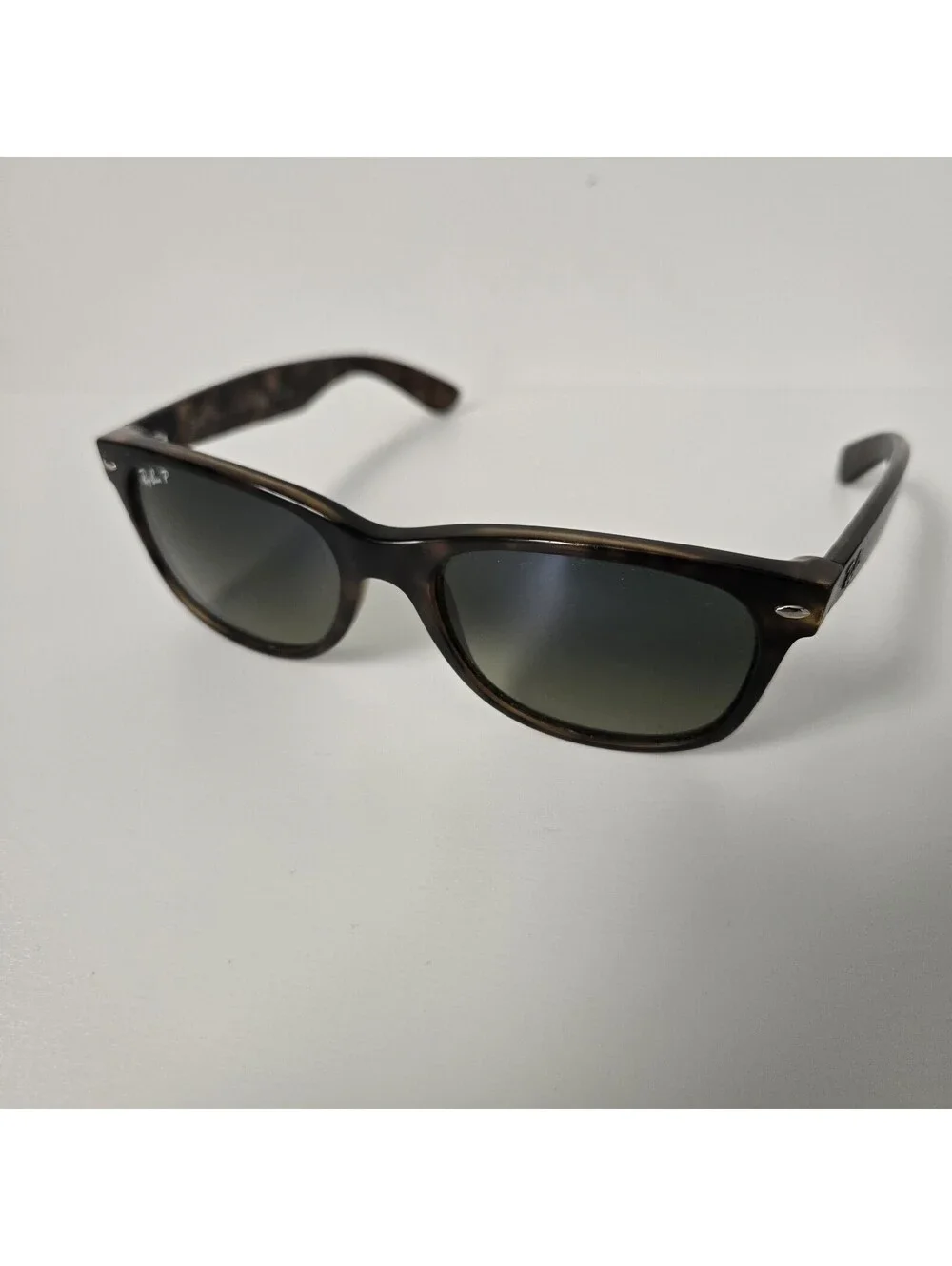 Ray-Ban RB2132 894/76 58[]18 3P Tortoise Polarized Wayfarer Sunglasses